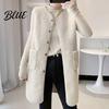 Women Polyester Vest Lady Jacket V-Neck Button Sleeveless Coat Stylish Casual Beautiful Closure with Pocket