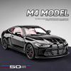 1/24 Scale BMW M4 Sport Alloy Car Model Simulation Diecast Toy Vehicle Collection Home Decor Children Boy Birthday Gift Toy Car