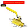 Brass Y-Type Gas Hose Three-Way Valve Connector with 4-Point Ventilation Ball Valve Switch.