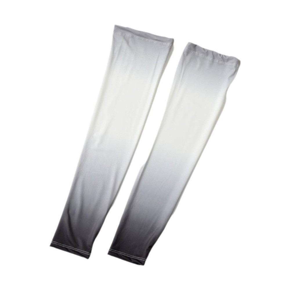 Pulling Rope Ice Silk Arm Sleeves Gradient Color Cycling Arm Cover Sunscreen Arm Sleeves  Ladies