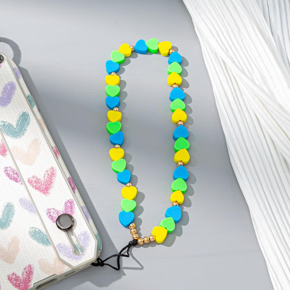 Модная Очаровательная цепочка для мобильного телефона с жемчугом и глиной — фото 19