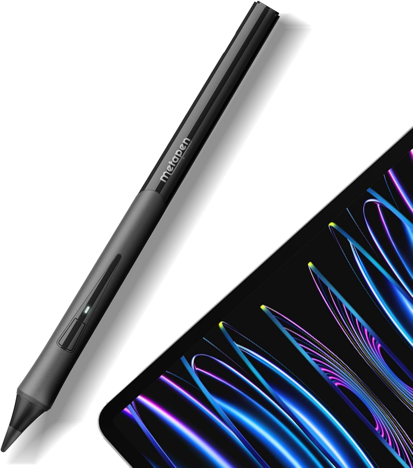 

Metapen iPad Pencil [2024 Industry-Shaking New Release] Metapen Apple Pencil with Tilt Sensing, Shortcut Key Support, Type-C Ultra-Fast Charging, Styl