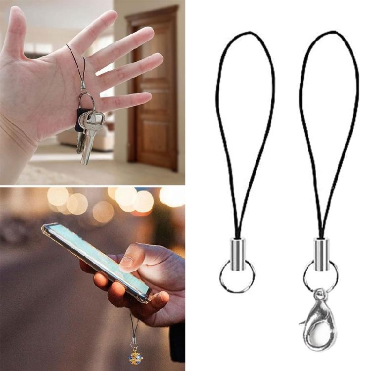 100 Pieces Elastic Phone Charm Cord Decorative Lanyard Strap DIY Phone Lanyard