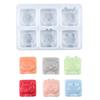 Flexible Silicone Baking Molds Unique 6 Cavity Animal Silicone Molds for Creative Bakers and DIY Dessert Making