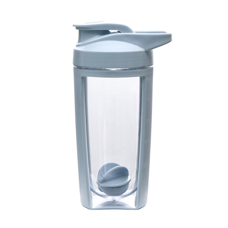 Portable Double-Layer Fitness Shaker Cup for Smoothies & Protein - Ideal Sports Gift for Men & Women, with Scale