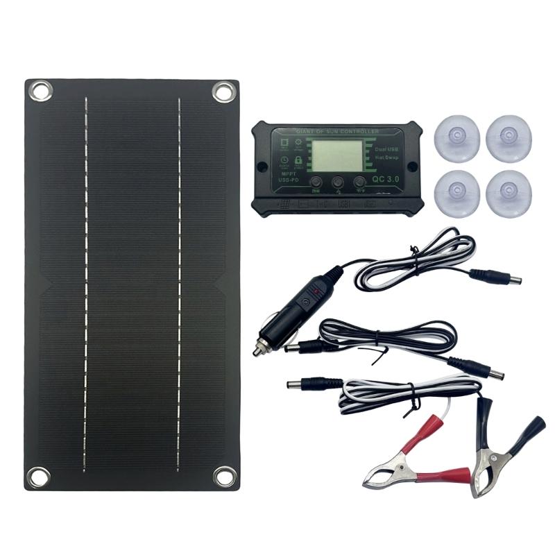 

600W 100A Solar Panel Dripping Glues Plate With Wire Solar Systems Module for Science And Technology Products Enduring 1