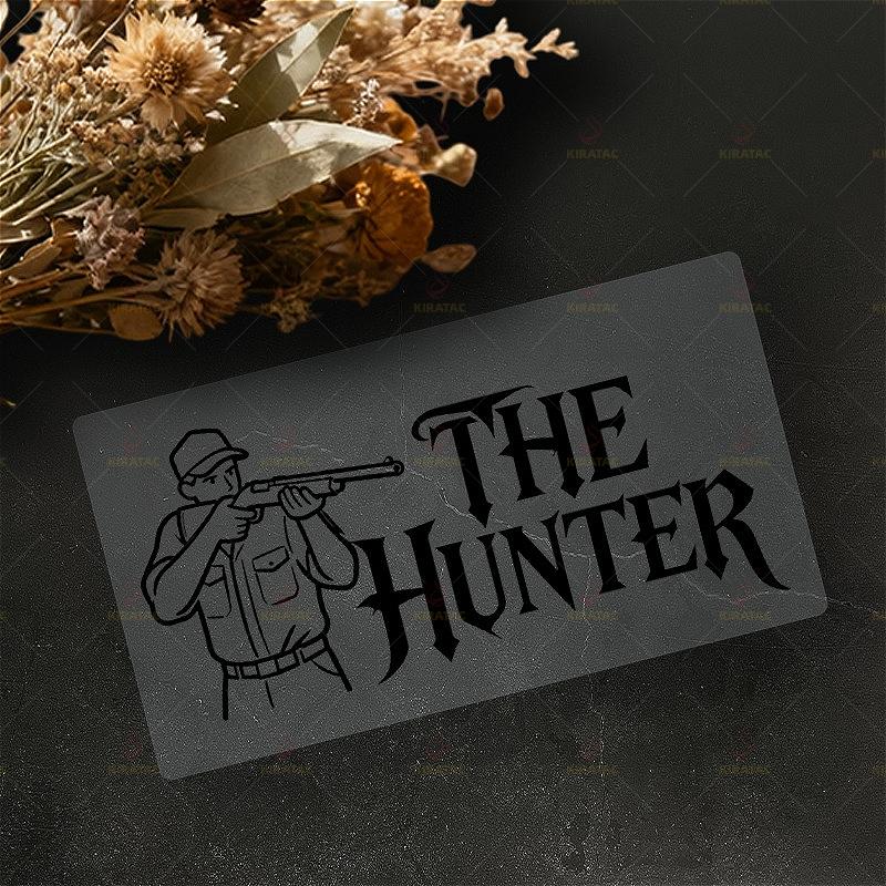 

1pc THE HUNTER Original Motocycle Stickers for Motocycle Fairing Fuel Tank Helmet Car Window Scooter Waterproof Vinyl Decals 18X8.6CM