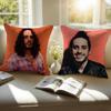Cool Handsome Rapper Rnb R-Russ Cushion Cover Pillowcase Short Plush Invisible Zipper Room Sofa Cushion Cover