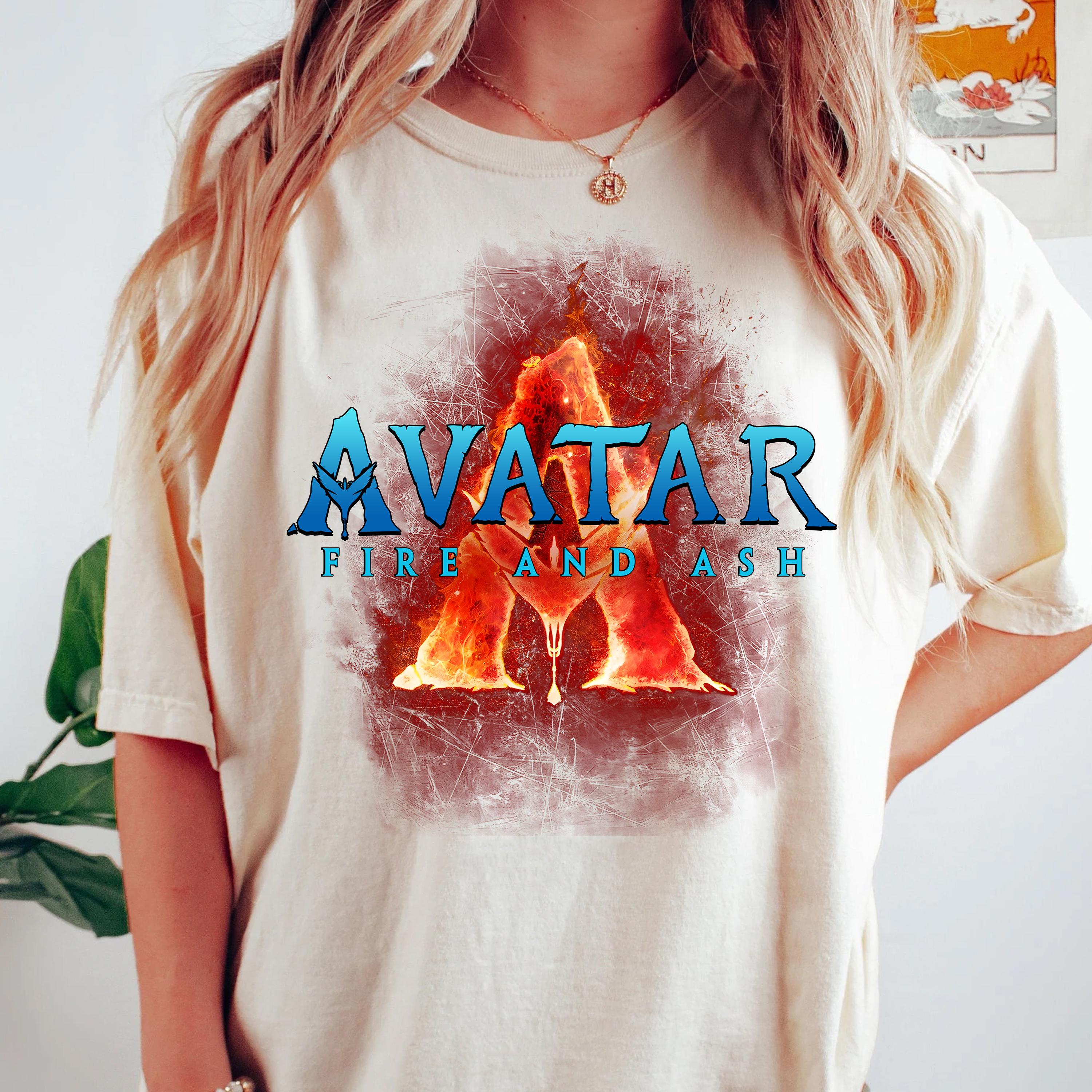

Avatar Fire and Ash Shirt Avatar Movie Lovers Tee Summer Mens and Womens Loose and Breathable Tshirt Top 4XL