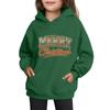 Sweatshirts For Teen Girls Hoodies Long Sleeve Drawstring Pullover Cute Printed Oversized Hoodie Christmas