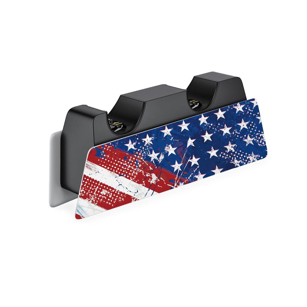 PlayVital nálepka pro konzoli PS5 vinylová nálepka pro ovladač PS5 nabíjecí stanici pro headset s dálkovým ovladačem US (digitální verze), & & &