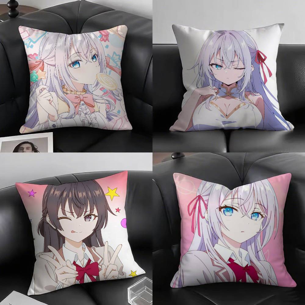 1Pc Anime Alya Sometimes Hides Her Feelings In Russian Pillow Case Fashion Square Pillowcase Sofa Room Ins Decoration Leisure