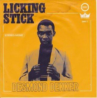 

7inch Record DESMOND DEKKER Licking Stick EMB2 Ember Records 1972 Belgium Reggae Ska Dub Used