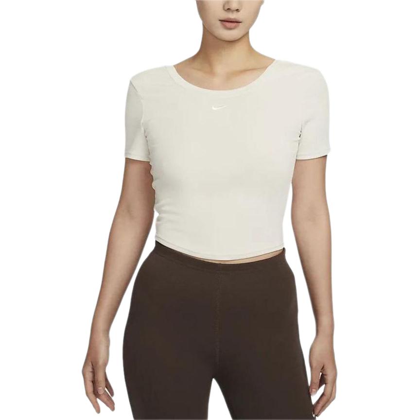 

New Nike Regular T Shirt Women s Light Rosewood Umber FN3665-104 S