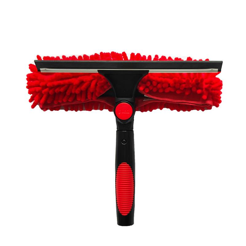 Dual-Sided High-Rise Window Cleaning Squeegee: Efficient Glass Cleaner for Easy Two-in-One Use