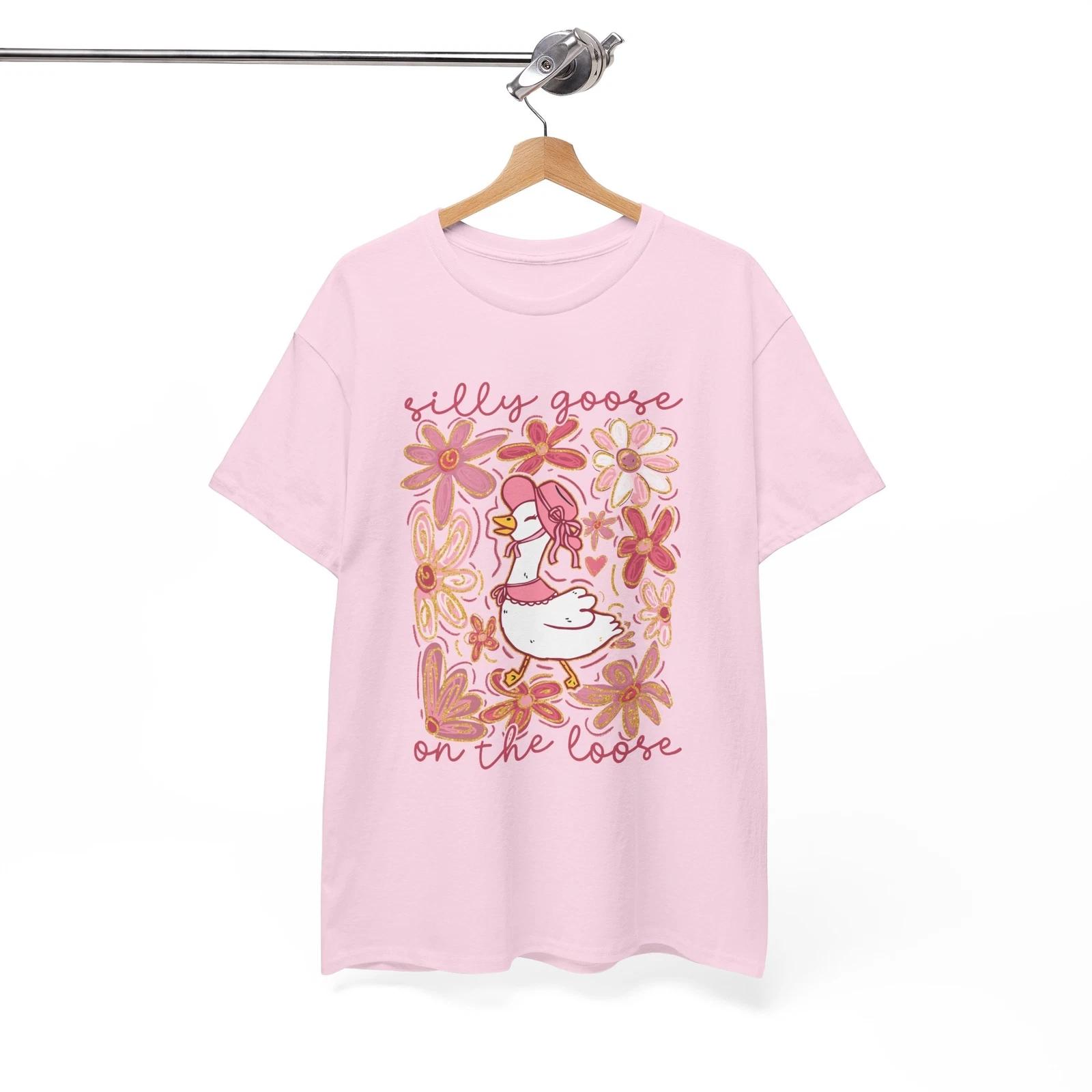 Blooming Flowers Shirt | Spring Season & Botanical Lover Tee | Boho Floral Goose S