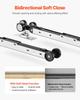 Pocket Door Frame Kit 762 mm Pocket Door Kit with Steel Studs, For Home Doors, Two-Way Soft Close Mechanism, Smooth & Quiet Sliding, Space-Saving