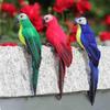 Simulation Parrot Garden Ornaments Creative Feather Lawn Figurine Ornament Animal Bird Outdoor Garden Party Prop Decoration Miniature