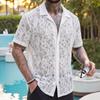 Summer Men's Comfortable Breathable Short-Sleeved Casual Men's Short-Sleeved Shirt