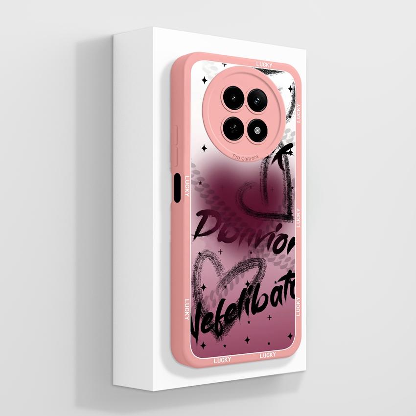 Case For Oppo Realme 12 13 14 P1 P2 Pro 14T 12X Phone Bags Cute Bear Paw Patterns Liquid Silicone Upgraded Dustproof Protective Shell For Oppo Housing