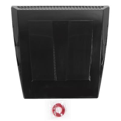Car Air Flow Decorative Intake Hood Scoop Vent Bonnet Cover Gloss Black Universal Hood Vent