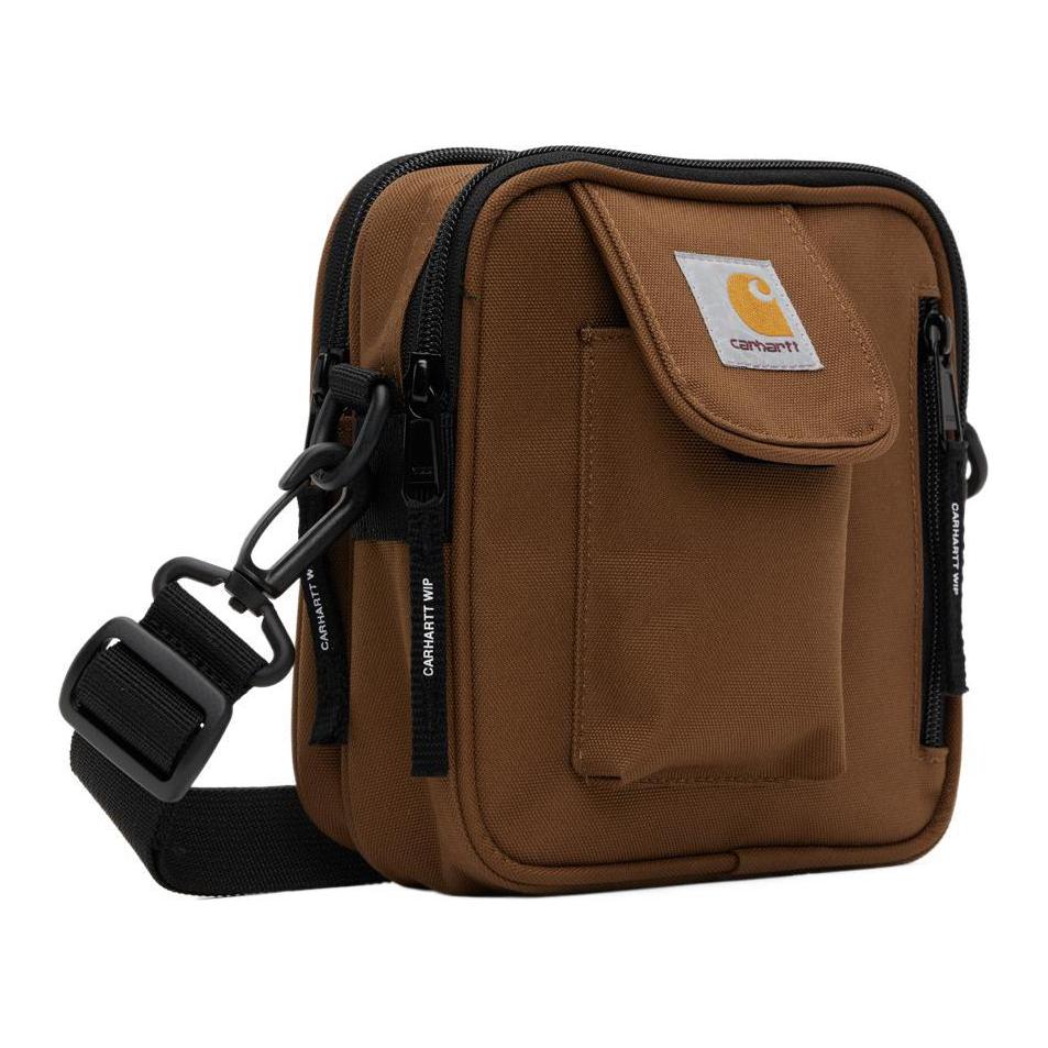 New Carhartt WIP Polyester Crossbody Bag, Shoulder Bag Small Men's Brown I031470-1CN-XX