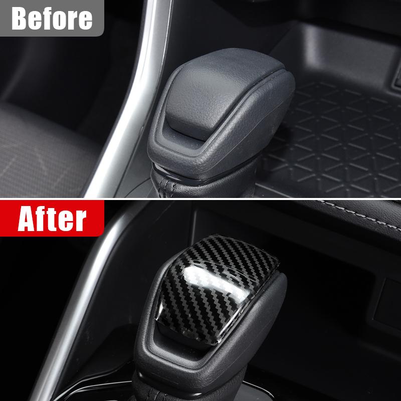 For Toyota RAV4      2024 RAV 4 XA50 Hybrid Car Gear Shift Knob Gear Head Cover Trim Sticker Accessories