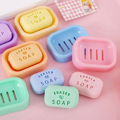 Schattige Zeep Gummen Studenten Schrijfwaren Meisjes Snoepkleur Rubber Schattige Schoolbenodigdheden Mini Potloodgum Leraarsgeschenk