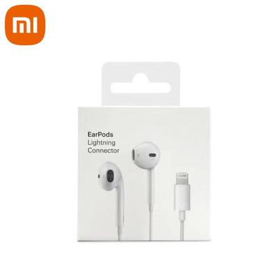 Xiaomi سماعات أصلية لهاتف Apple iPhone 16 15 14 13 11 12 Pro Max Plus داخل الأذن Lightning 3.5 ملم سلكية بلوتوث سماعات أذن ملحقات