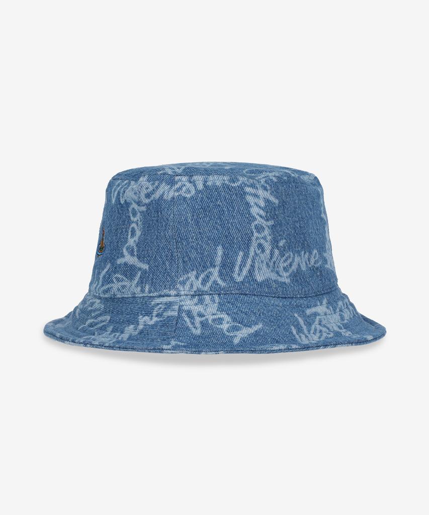 Bibianweseuteuudeu Logo Bucket Hat - Blue / 81020009W014Ik306