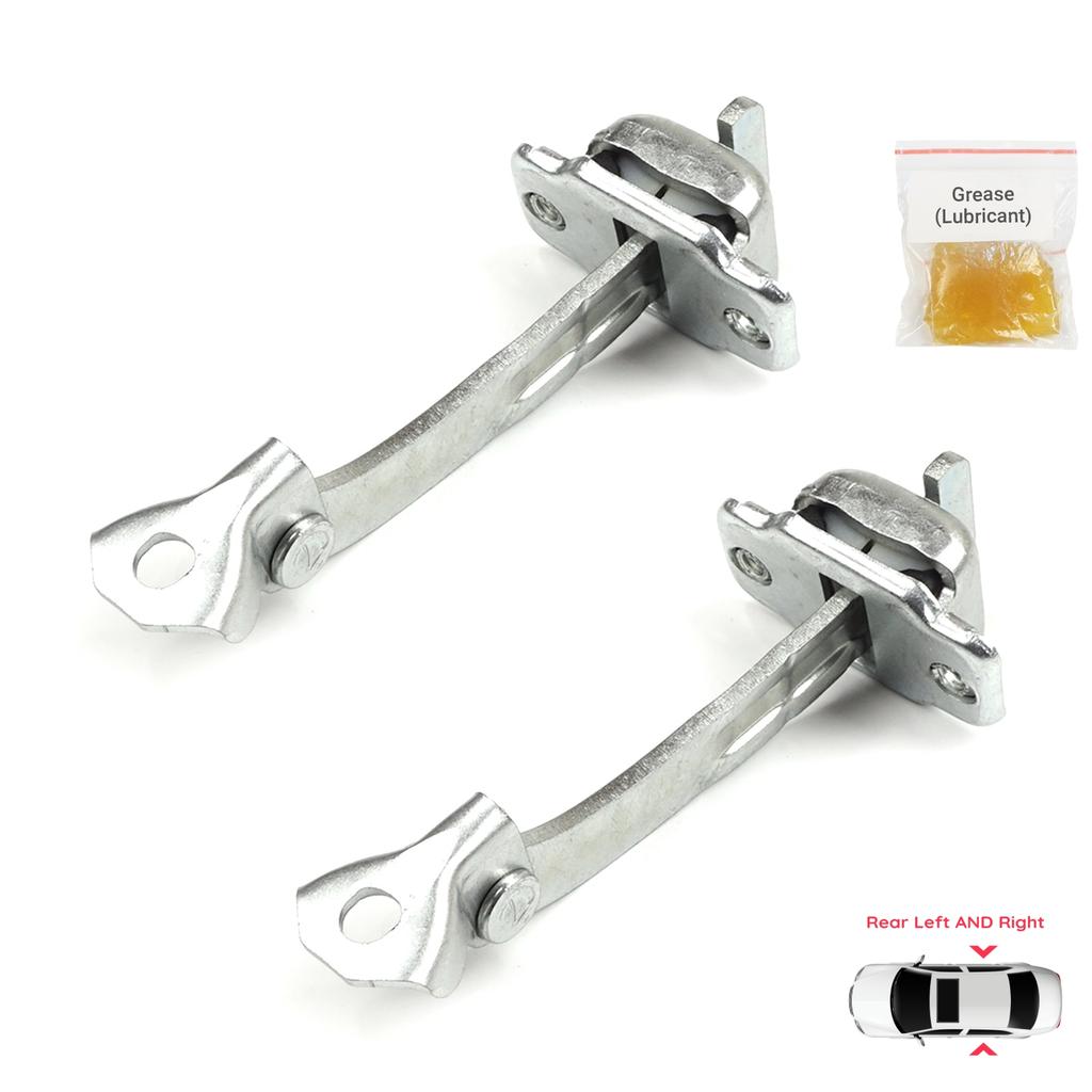 EDP1333-1 2 Pieces Rear Door Hinge Stop Check Strap Limiter for Citroen C1 Peugeot 107 Toyota Aygo 2005-2014 5-Door HB 9181J6