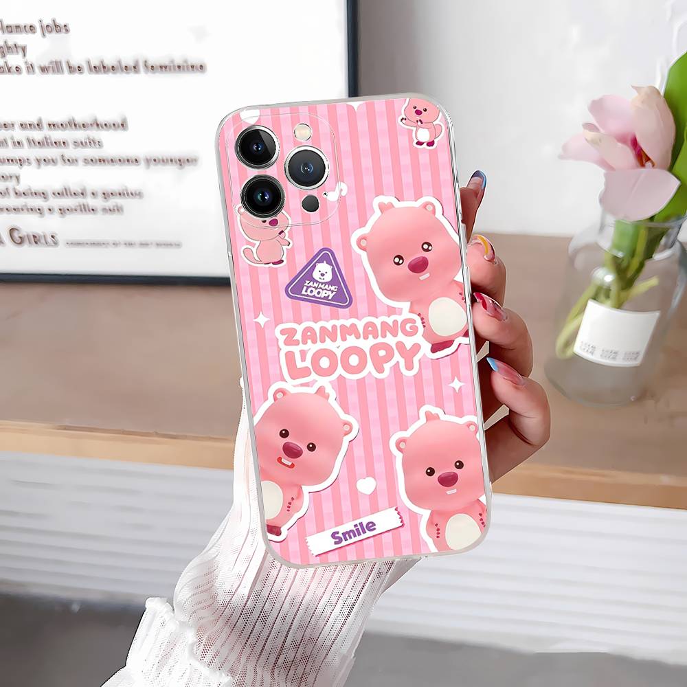 Cute Cartoon L-Loopys Phone Case For IPhone 11 13 16 12 17 14 15 Pro Max Plus Soft Clear Back Cover Coque