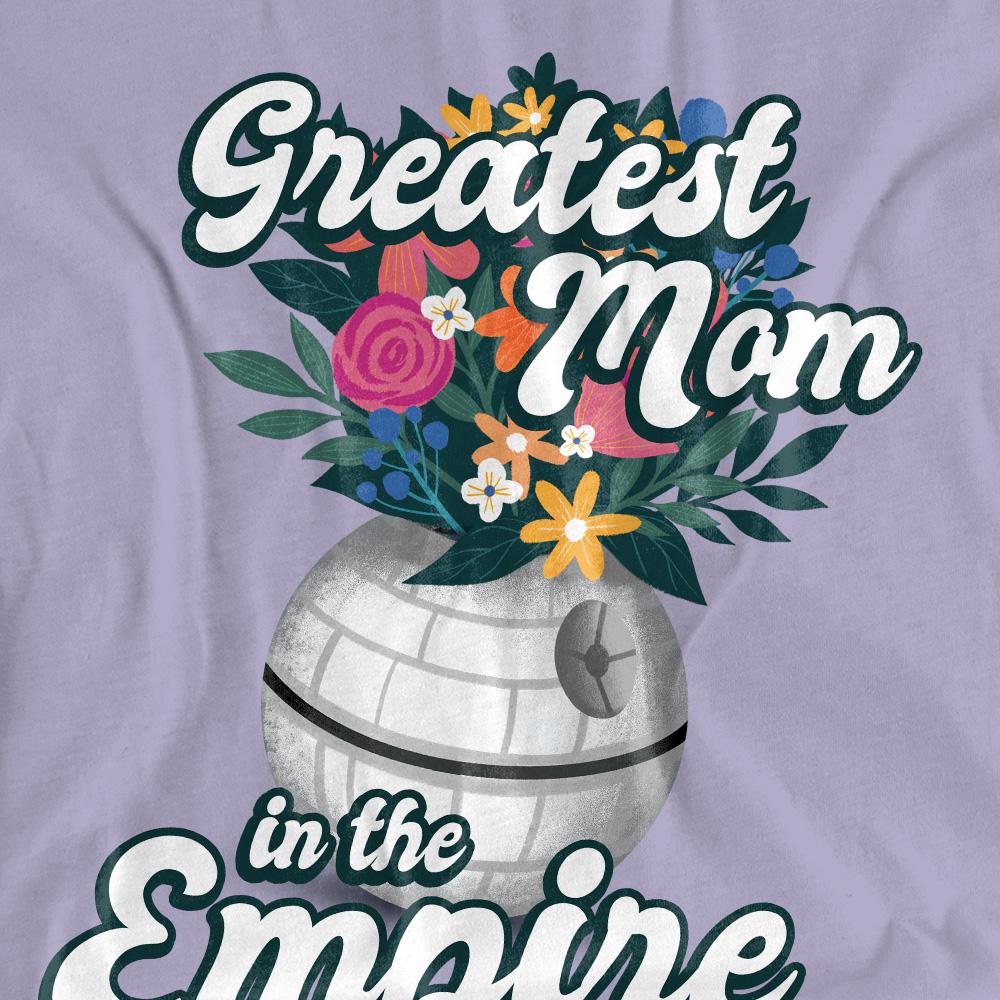 Star Wars Womens/Ladies Greatest Mom In The Empire Mothers Day T-Shirt