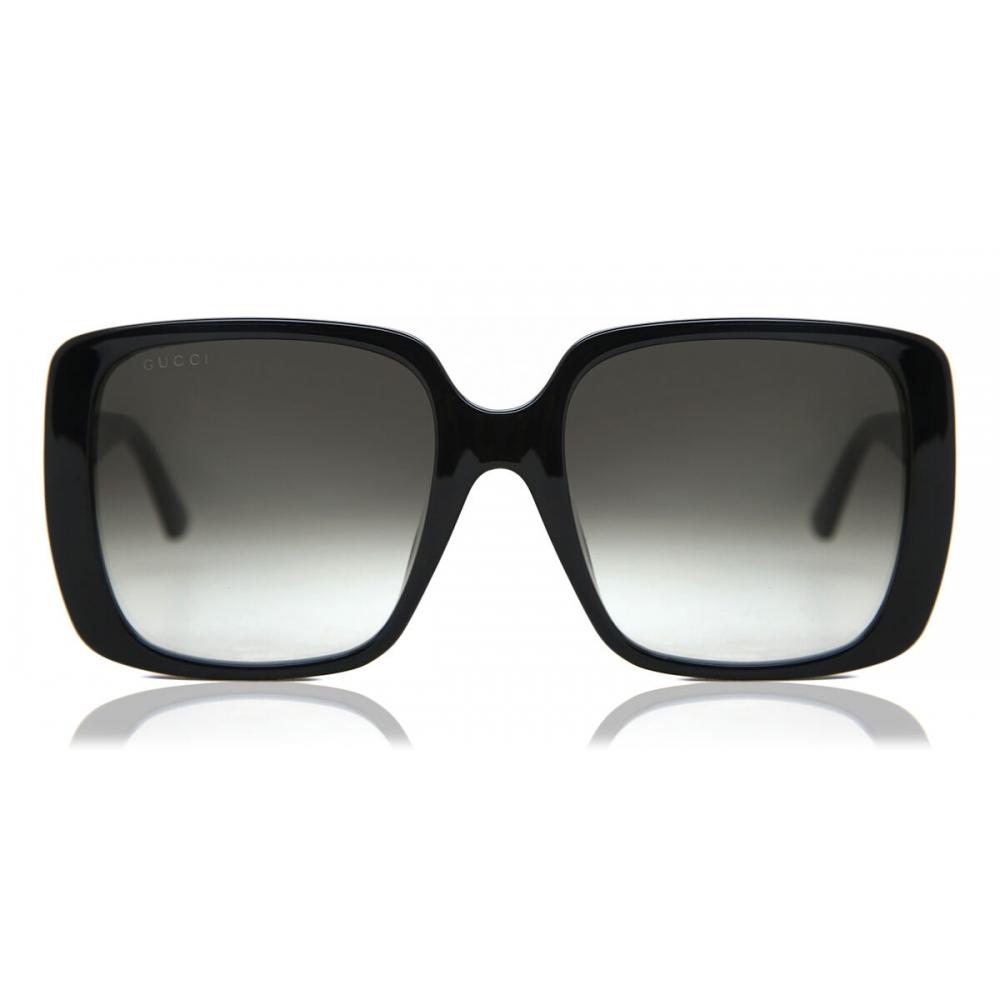 Солнцезащитные очки Gucci Gg0632sa Asian Fit 001 для женщин Shiny Black/56-18-145