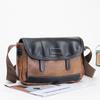 Fashionable Trendy Men's Personality Horizontal Style Diagonal Straddle Bag Commuting Casual Shoulder Korean Messenger Mobile Phone