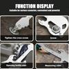 12 In 1 Multifunctional Keychain Creative Guitar Opener Portable Multitool Gadgets Wedding Gifts for Guests Screwdriver Necklace
