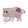 Animal Series Brooch Pendant With Rhinestones For Women And Men