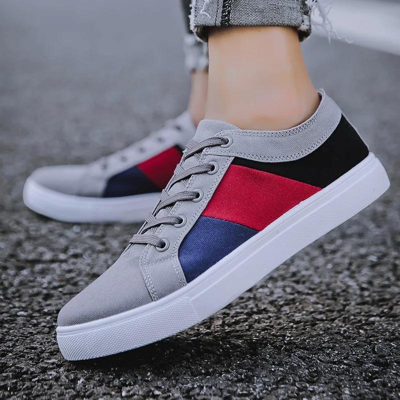 Man Shoes 2026 New Canvas Shoes Men's Casual Canvas Shoes Men's Casual Shoes Flat Shoes Men's Driving Sneakers Men's Shoes 47