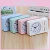 Student Quartz Alarm Clock With Silent Sweep Movement For Study Desk And Bedroom Use