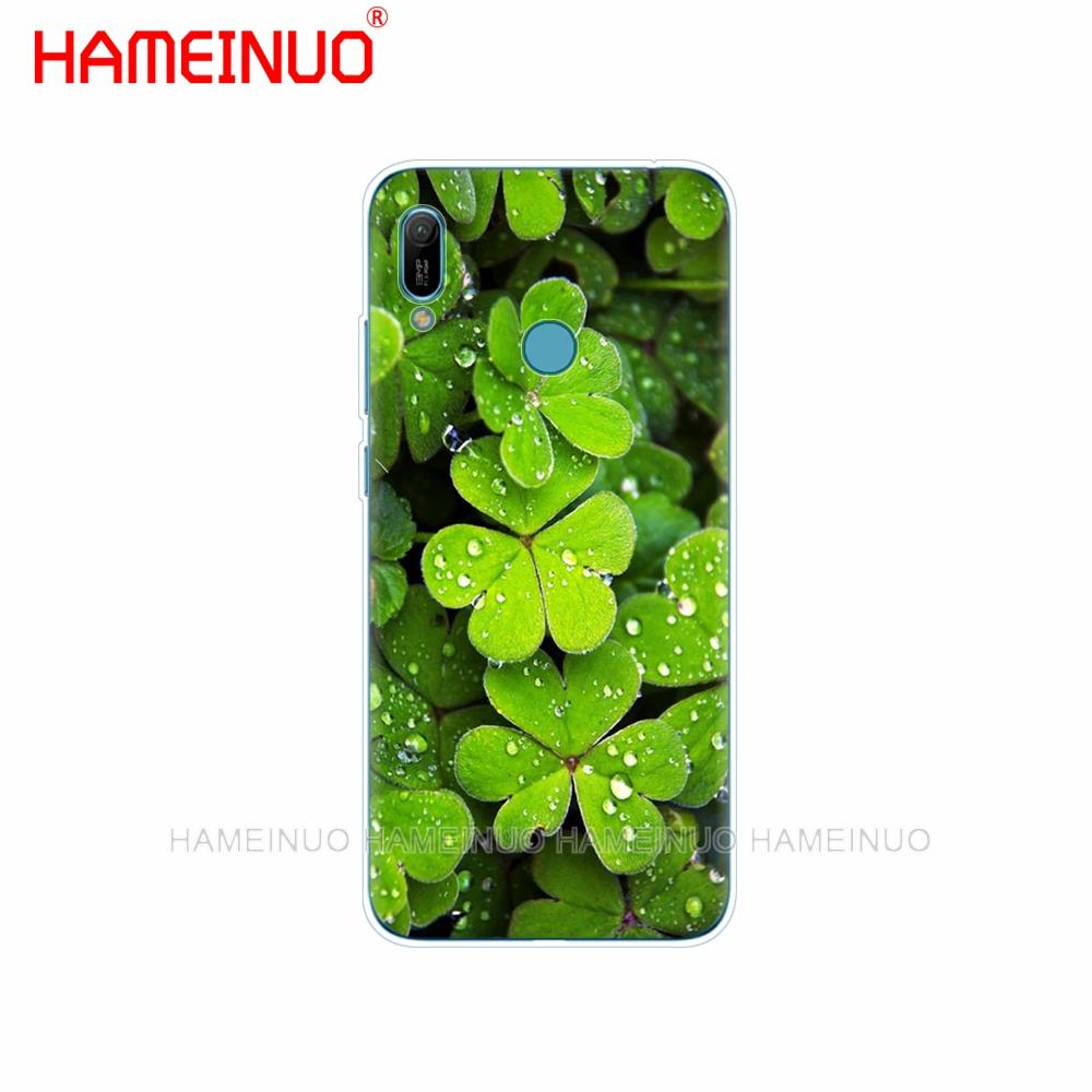 Funda de silicona para teléfono para huawei Y5 Y6 Y7 Y9 PRO PRIME 2019 honor 8s 8a 20 LITE PRO 10i view 20 V20 mariquita de cuatro hojas margarita