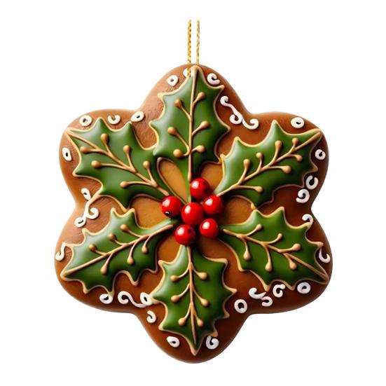 Christmas Tree Pendant 2D Snowflake Hanging Ornaments Baubles Indoor Party Acrylic Flat Xmas Decorations