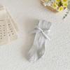 Baby Girls Summer Pantyhose For Baby Girls with Western Style Bow Princess Socks Thin Mesh Bottom Pantyhose For Girls Sweet Cute Summer