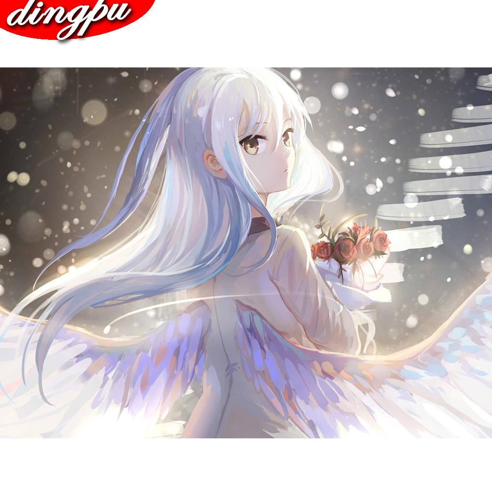 5D DIY Round Full Round Diamond Painting Anime Diamond Embroidery Complete Home Decorative Gift