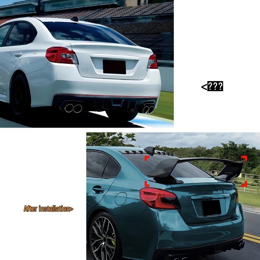 Heckspoiler für Subaru WRX STI VA Modelle 15-21 - Modifiziertes Zubehör