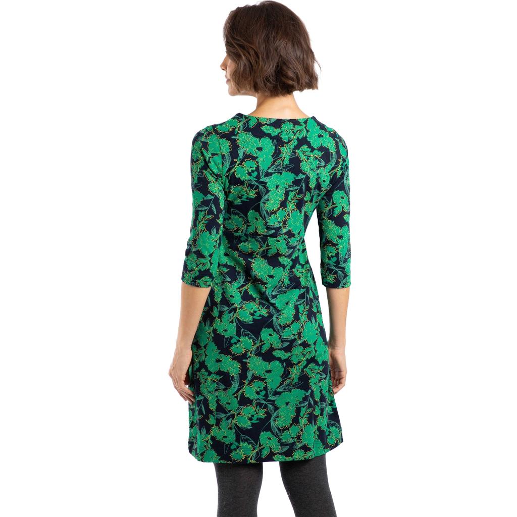 Weird Fish Womens/Ladies Shafika Printed Jersey Midi Dress