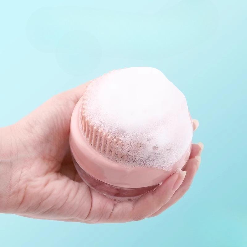 Pet Dog Bath Brush, Silicone Soft Bath Foaming Bottle, Massage Brush, Teddy Corgi Scrubber, Cat Bath Magic Tool