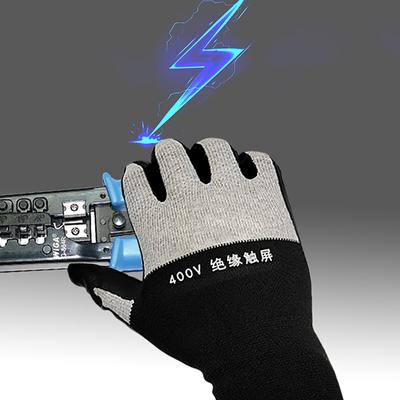 Electrician Insulating Gloves Withstanding Voltage 400V Rubber Touch Screen Insulation Glove Industrial Mountaineering Gloves