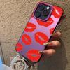 For Motorola Moto G84 G34 G04 G04S G24 G14 G53 G22 G13 G23 G10 G20 G30 E32 E22 E22i Luxury Red Lips Pattern IMD Phone Case Cover