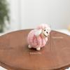 Adorable Felt Lamb Miniature 1Pc Mini Soft Wool Sheep Ornament Small Table Decor for Living Room Bedroom Nursery Party Holiday Gift