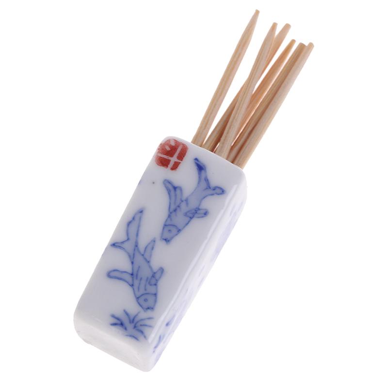 1/12 Miniature Dollhouse Chinese Chopsticks Tube Tableware Set Kitchen Toy